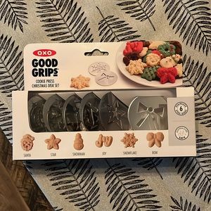 OXO Good Grips Cookie Press Christmas Disk Set
